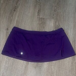 Athleta swim purple skirt bottoms size large